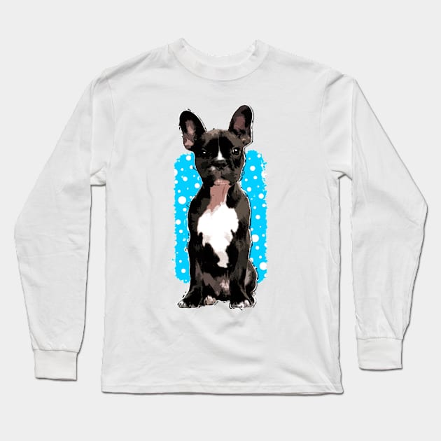 French Bulldog Puppy Long Sleeve T-Shirt by Nartissima